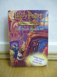 NEW SEALED HARRY POTTER YEAR1PHILOSOPHERS STONE TRADING CARD 2PLAYER STARTER SET - Picture 1 of 9