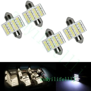 8x Luz de lectura delantera trasera LED blanca 31 mm 16SMD para Toyota Mark X 2005-2017 - Imagen 1 de 1