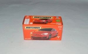 MATCHBOX 2024 POWER GRABAG - TESLA MODEL S RED - Picture 1 of 4