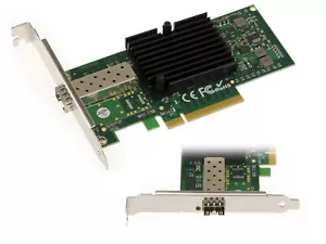 PCIe Network Card - 10 GB - 1 SFP+ Port Intel JL82599EN 10G Chipset - Picture 1 of 3