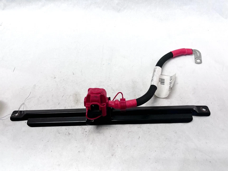 08-14 FERRARI CALIFORNIA BATTERY POSITIVE BATTERY CABLE WIRE W/ BRACKET OEM - Image 1 of 3