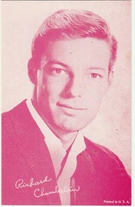 RICHARD CHAMBERLAIN  ACTOR-SINGER EXHIBIT SUPPLY-PENNY ARCADE CARD 1958-2021 - Picture 1 of 2