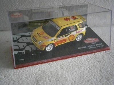 VOITURE MINIATURE SUZUKI IGNIS JWRC  RALLYE MONTE CARLO  (2005)  IXO 1/43 - Photo 1/4