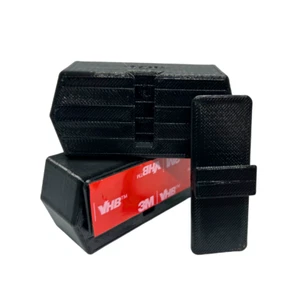 Audi 2018 Onwards RS Grille Number Licence Plate Holder Honeycomb Pair 3M VHB - Picture 1 of 6
