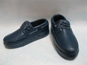 Ken DOLL Fashionista Fashion BLUE TOPSIDERS BOAT Shoes Loafers Faux Lace Up EXCL - Picture 1 of 1