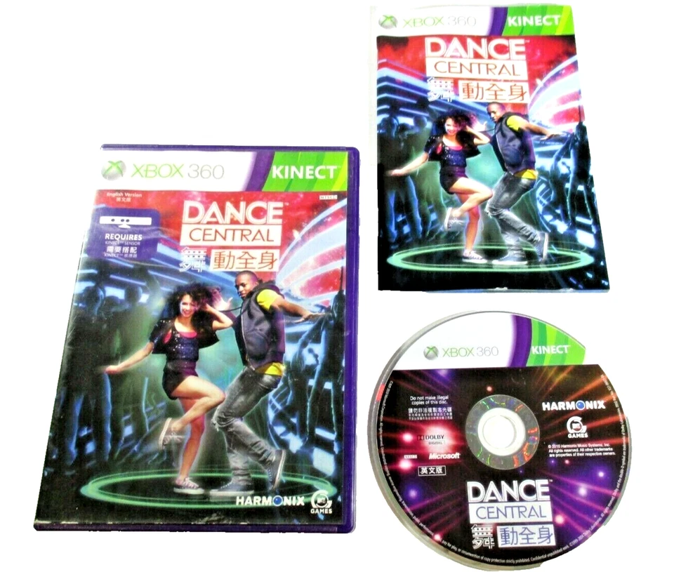 Dance Central XBOX 360 Kinect G NTSC-J 2010 Harmonix +Manual Requires Sensor Bar - Image 1 of 4