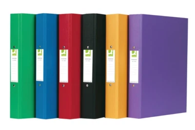 Q-Connect 25mm 2 Ring Binder Polypropylene A4 Assorted (10 Pack) KF71446 - Image 1 of 2