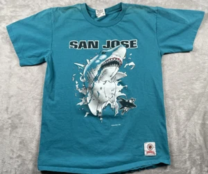 Vintage San Jose Sharks Breakthrough Shirt Erwachsene Größe Large Muskatnuss NHL Hockey - Bild 1 von 11
