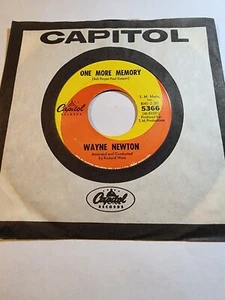 Wayne Newton - Red Roses for a Blue Lady / One More Memory-Capitol VG+ F203 - Picture 1 of 1