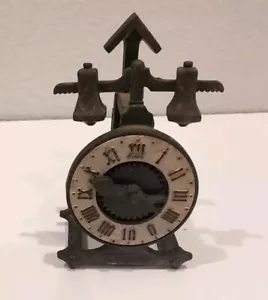 Novelty Clock Miniature Pencil Sharpener Brass Playme vintage replica spain - Picture 1 of 7