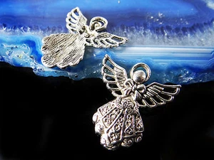Colgante ángel de la guarda 26x24 mm 3 ud. Ala Ángel Dije Metal, A-20,5 - Imagen 1 de 2
