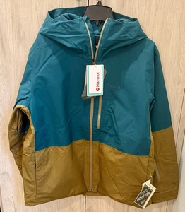 NWTs Marmot Men’s Lightray Gore-Tex Ski Jacket. Dark Jungle/Hazel. Size Large - Picture 1 of 17