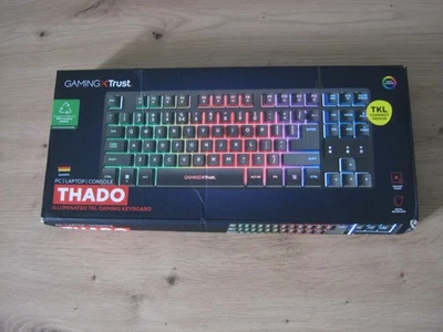 Gaming X Trust GXT Thado TKL Keyboard Tastatur PC Laptop Console UNBENUTZT - Bild 1 von 4