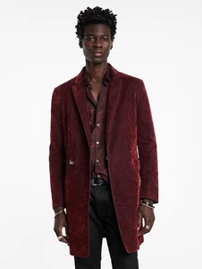 Cappotto Harrison $1698 Nuovo con etichette Nuova Collezione John Varvatos Taglia EU 50 USA 40 Italia - Foto 1 di 17