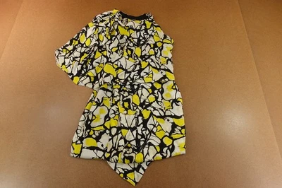 Robert Rodriguez Womens 2 Multicolor Draped Abstract Asymmetric Silk Wrap Dress - Image 1 of 4