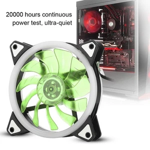 Fan-Rs18 12 V DC 120 Mm LED-Gehäuselüfter Doppelblende Multi-Interface-Kü URS - Afbeelding 1 van 9