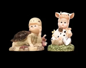Casinelli Lareaux Resin Figurines: Babies in Animal Costumes Lot of 12 - Picture 1 of 9