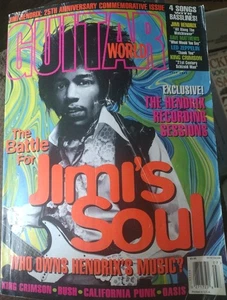 Guitar World Magazine July 1995 Jimi Hendrix Complete With Nice Fold Out Poster - Picture 1 of 6