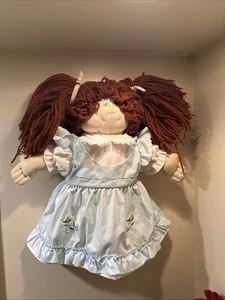 21 Zoll Vintage weiche Skulptur Puppe blaue Augen unbekannter Designer - Bild 1 von 10