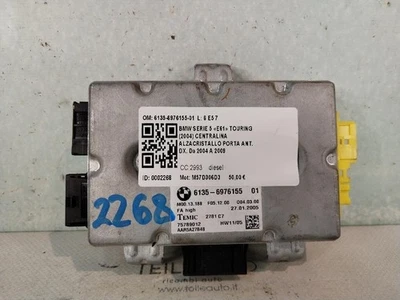 CENTRALINA PORTA DX PASSEGGERO PER BMW Serie 5 E61 Touring 6135-6976155-01 M57D - Immagine 1 di 4