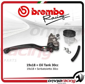 Bomba de freno radial delantera Brembo Racing 19X18 forjada y cubierta - Imagen 1 de 5