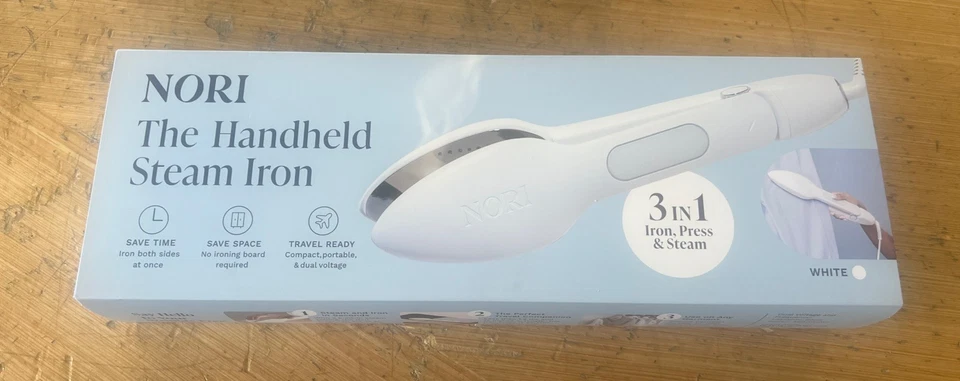 Nori Press Handheld Steam Iron - White