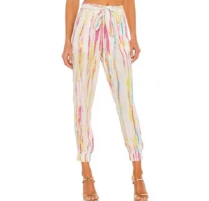 Hemant and Nandita Esme Lurex Multicolor Jogger Pants NEW - Picture 1 of 10