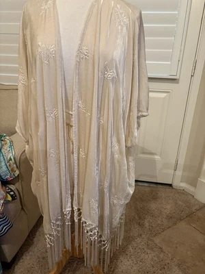 Kimono de terciopelo Love And Liberty Johnny Was XL Foto 1 de 3