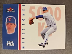 Fleer Tradition 2003 Nolan Ryan Milestones Rangers - Imagen 1 de 2