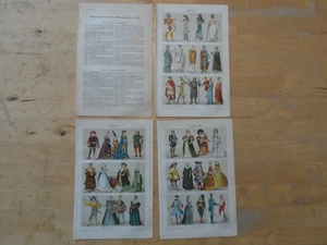 Orig.(1908) Chromolithographie Kostüme I-III (N1F) - Bild 1 von 1