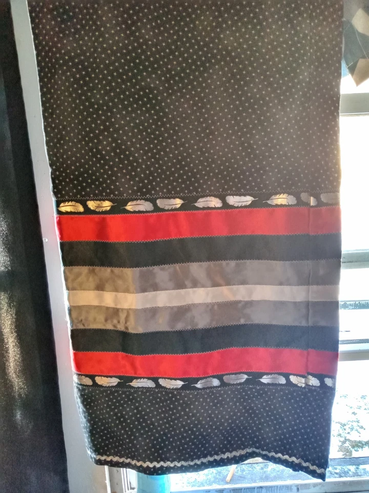 Falda de cinta plateada hecha a mano para mujer nativa americana talla 2XLarge Foto 1 de 1