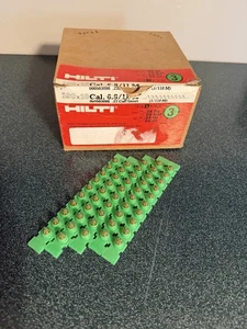HILTI 6.8/11 M10 powder cartridges .27 cal 503086 Green  ~87 strips ~870 shots - Picture 1 of 4