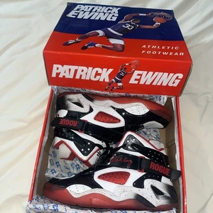 Patrick Ewing Athletics Men's 1EW90101-004 ROGUE Black Red Castlerock Basketball - Picture 1 of 24
