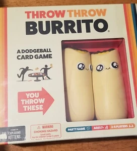 Wurfwurf Burrito Kartenspiel von Exploding Kittens NEU lustiges Weihnachtsgeschenk - Bild 1 von 3