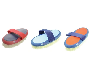 Hy Equestrian Pro Groom Goat Hair Body Brush Soft Horse & Pony Grooming Brush - Picture 1 of 7