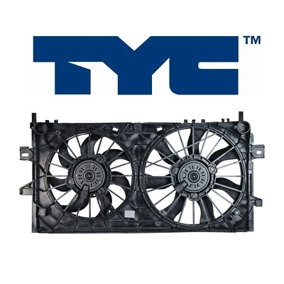 TYC Dual Radiator and Condenser Fan for 2008-2009 Buick Allure LaCrosse 5.3L V8 - Image 1 of 3