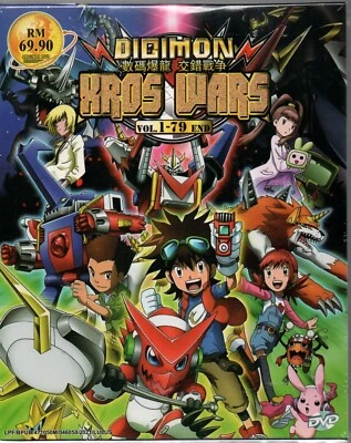 Anime DVD Digimon Xros Wars (1-54 End) + Hunter Boys Crossing Time (1-25 End) - Image 1 of 3