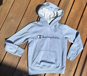 Champion Youth Medium hoodie Boys Pocket Blue - Picture 1 of 3