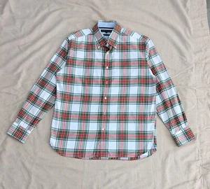 Tommy Hilfiger Men's XL Button-Up Shirt Plaid Long Sleeve 100% Cotton Casual - Picture 1 of 9