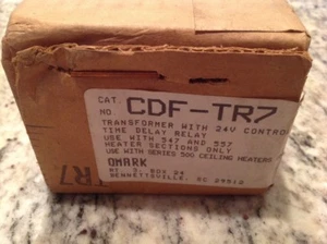 New in Box QMARK CDF-TR7 Transformer With 24V Control Time Delay Relay 547 557 - Picture 1 of 5