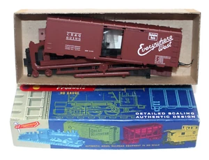 Roundhouse 5502 HO 40' AAR Caja Coche Kit CB&Q 62198 Rojo Nuevo en Caja - Imagen 1 de 2