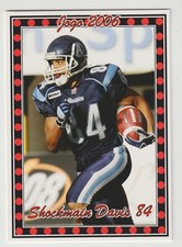 2006 Jogo CFL Shockmain Davis Card #113 Toronto Argonauts Angelo State