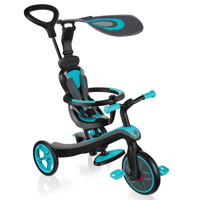 Globber Explorer Trike 4-in-1 Adjustable Kids Ages 10 m-5 years Grows with Kids Foto 1 de 4