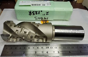 WALTER F4238.UW38.051.Z03.90 WENDBARER KÜHLMITTEL-SCHAFTFRÄSER, 2 ZOLL DURCHMESSER, 1,5 ZOLL SCHAFT - Bild 1 von 4