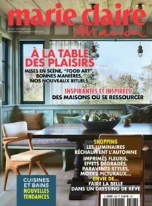 MARIE CLAIRE MAISON MAGAZINE | OCT 2021 French | A LA TABLE DES PLAISIRS - Picture 1 of 1