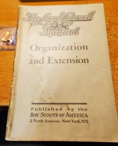 BSA The Local Council Manual 1940 copyright "Organization & Extension". {ww} - Picture 1 of 4