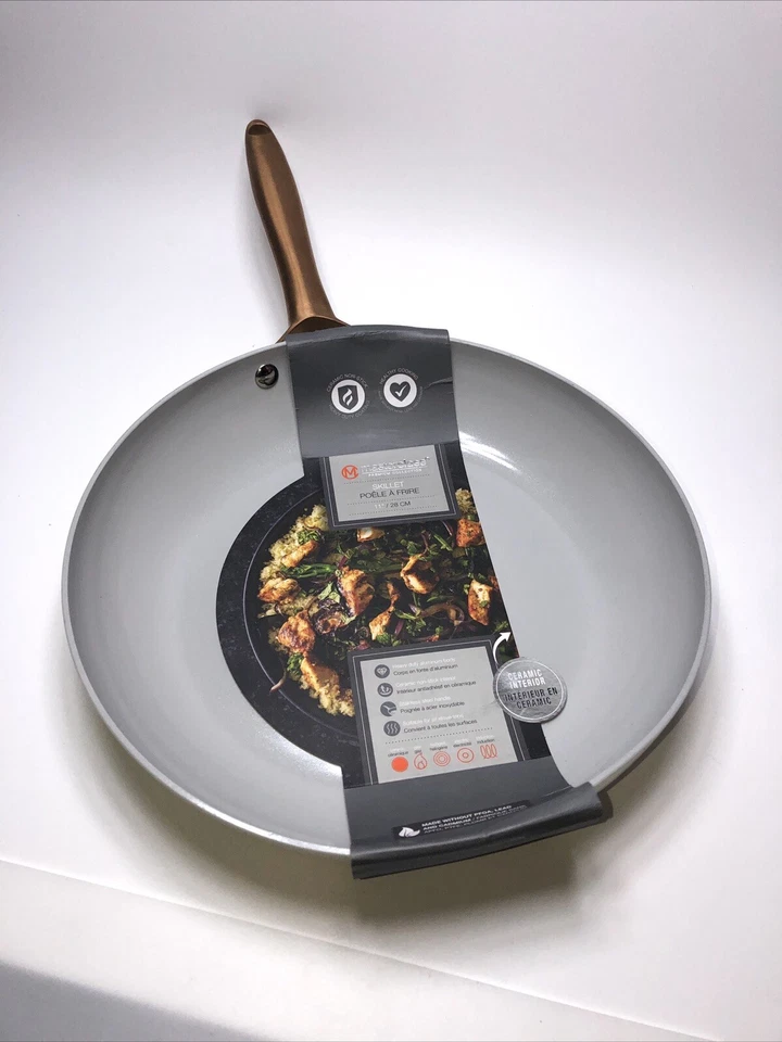 Sartén antiadherente Masterclass Healthy Options 11" recubierta de cerámica nueva Foto 1 de 4