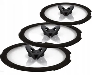 TEFAL INGENIO GLASDECKELN SET 3 STÜCK 22, 24, 28 CM GLASDECKEL, DECKELN, DECKEL - Bild 1 von 5