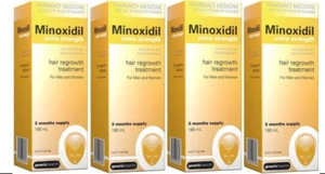 4x Minoxidil Extra Strength 5% 180ml 12 MONTH SUPPLY REGAINE HAIR LOSS TREATMENT - Picture 1 of 4