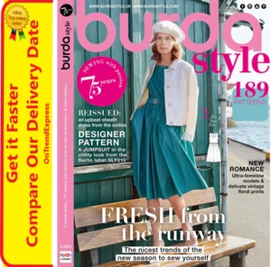 Burda Style Magazine 2025 Issue Number 3 75 Years Fresh From The Runway - Picture 1 of 5